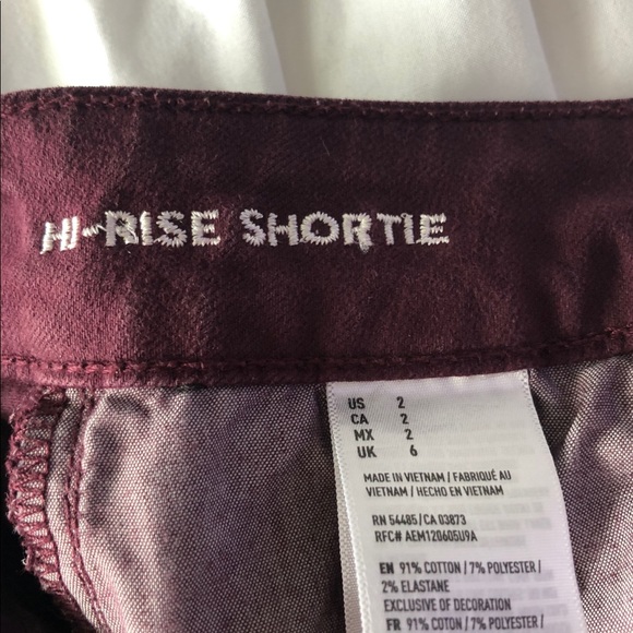 American eagle purple jean shorts - Picture 3 of 3